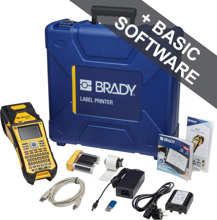 Image du produit Brady M610-QWERTY-UE-BT, imprimante mobile à transfert thermique, clavier QWERTY, connexion PC, 300dpi, ma (300 dpi)