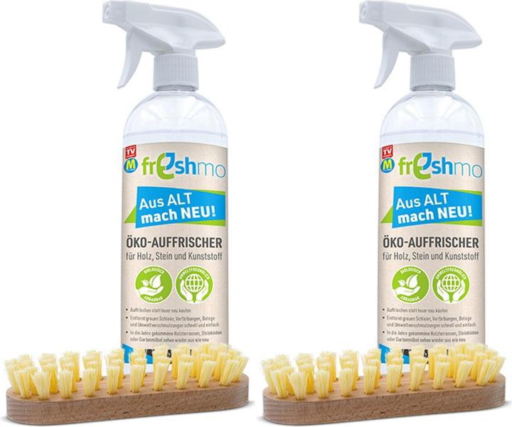 Image du produit MediaShop Kit Freshmo avec brosse (pack de deux) (750 g, 750 ml)