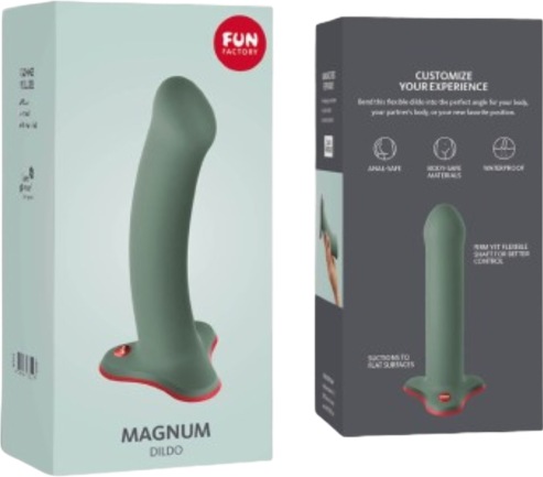 Actual product image Fun Factory - Magnum Dildo Wild Olive
