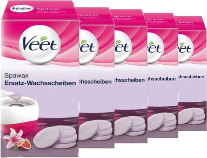 Image du produit Veet Spawax Warmwachsscheiben Refill-Packung, 5 x 6 Stück (30 x)