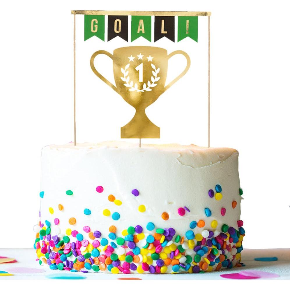 Thumbnail - Partydeco Fussball Caketopper