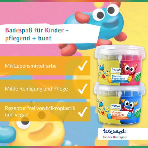 Actual product image Tetesept Children Monster Bathing Clay (333 ml, Bubble bath)