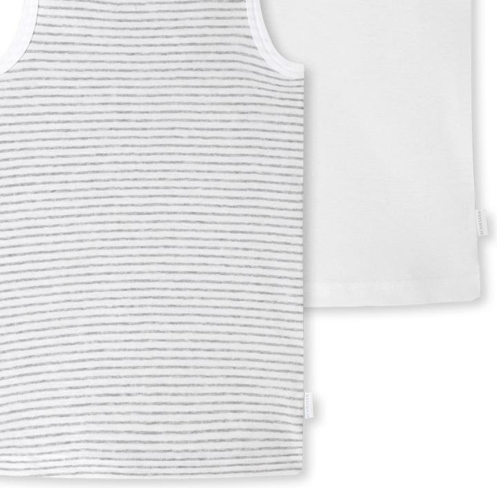 Image du produit Schiesser Lot de 4 maillots de corps Kids Boys à fines côtes en coton organique (140)