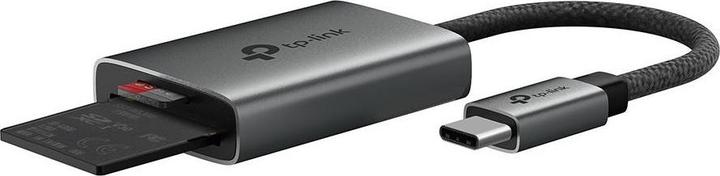 Actual product image TP-Link UA440C USB3.0 Type-C to SD & MicroSD 3.0 Card Reader Silver (USB-C)