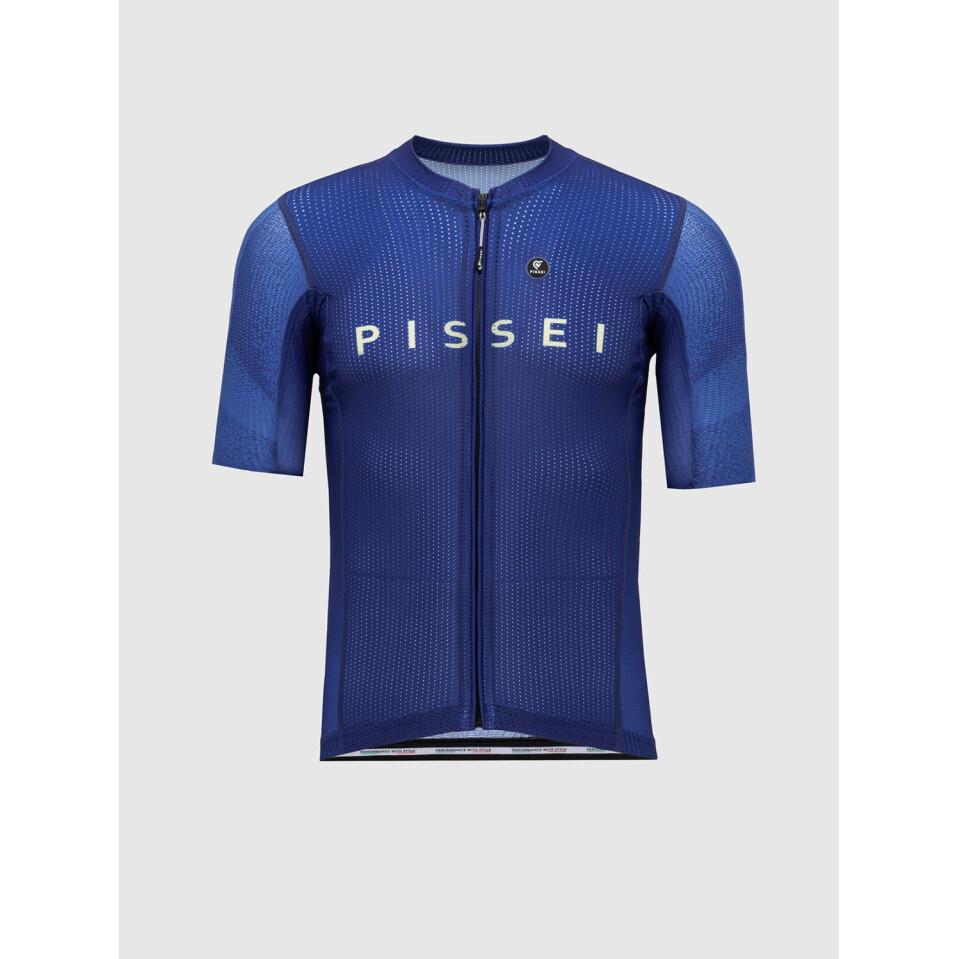 Pissei, Herren, Sportshirt, trikot piei anremo (S), Blau, S