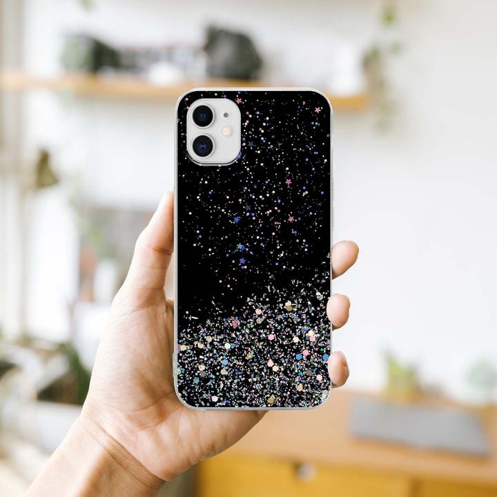 Actual product image Cadorabo TPU cover sparkling glitter (Apple iPhone 11 Pro Max)