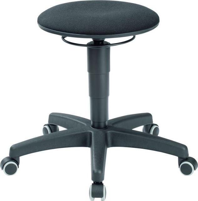Produktbild Bimos Drehhocker, Stoffpolster mit Rollen