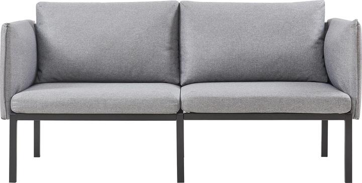 Actual product image En.Casa 2-Sitzer-Sofa Kamar 69x158x63 cm Grau (2 person sofa)