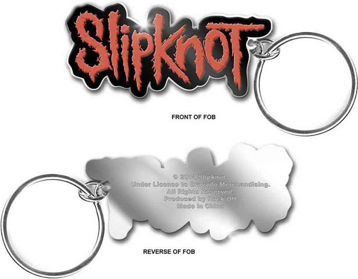 Actual product image Slipknot Logo Schlüsselanhänger