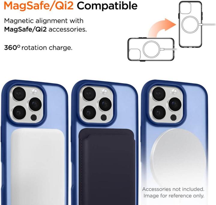 Immagine prodotto Eiger 3m Ultra-Protection Magsafe-Case GRS Blizzard Magsafe Case GRS Navy (Apple iPhone 16 Pro)