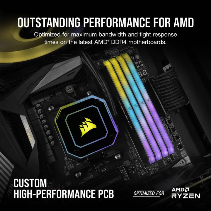 Produktbild Corsair Vengeance RGB RT (2 x 8GB, 3200 MHz, DDR4-RAM, DIMM)