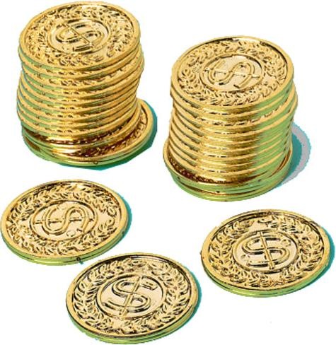 Actual product image Amscan 144 Coins Casino