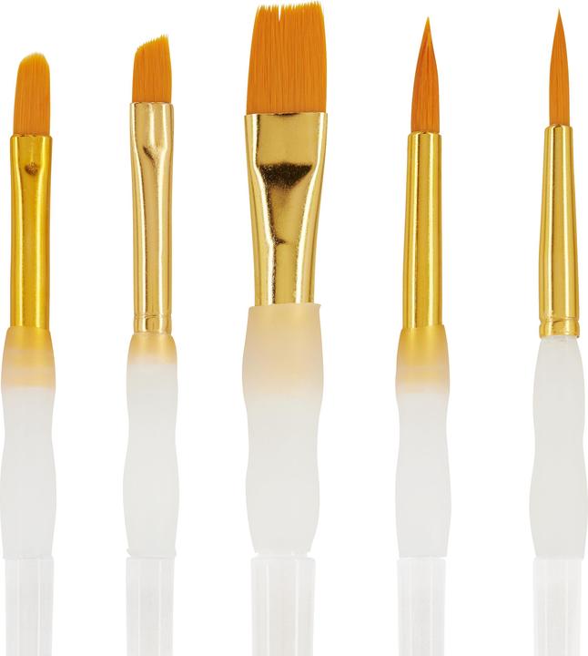 Produktbild VBS Pinselset mit Softgriff, 5er-Set