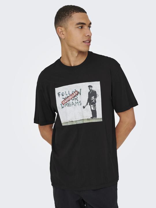 Actual product image Only & Sons ONSBANKSY T-shirt T-shirt (XL)