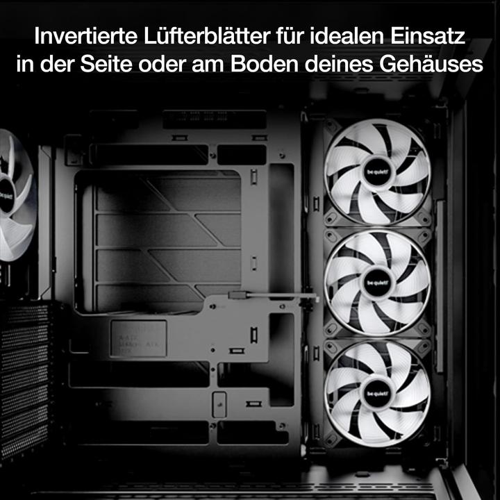 Image du produit be quiet! Lüfter 120*120*25 Light Wings LX PWM Reverse Black (120 mm, 1 x)