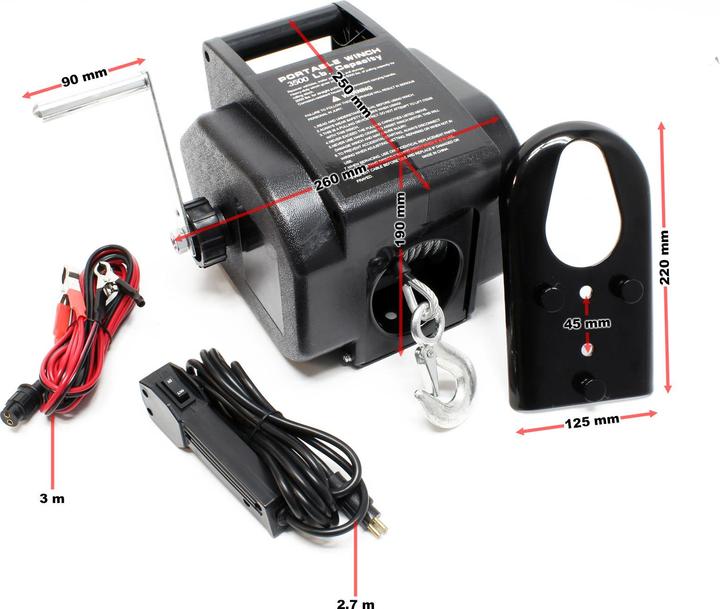 Immagine prodotto Wiltec Argano elettrico