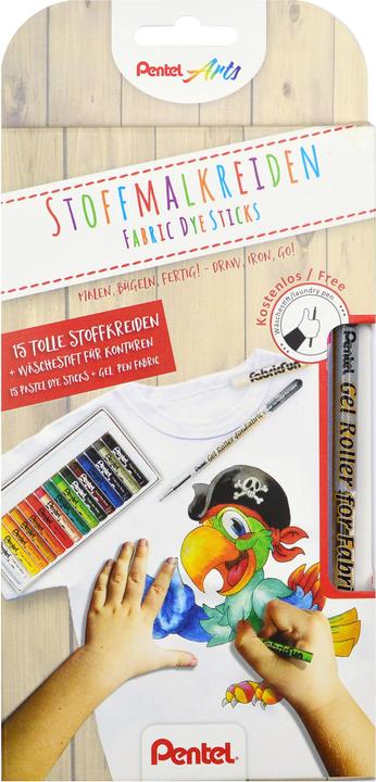 Image du produit Pentel Kit de cire Fabric Fun (Multicolore, 1 x)