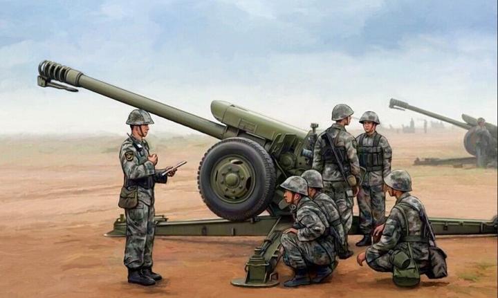 Actual product image Trumpeter PLA PL96 122mm Howitzer