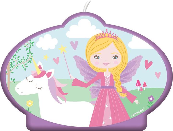 Actual product image Amscan Cake Candle Princess. (1 pcs.)