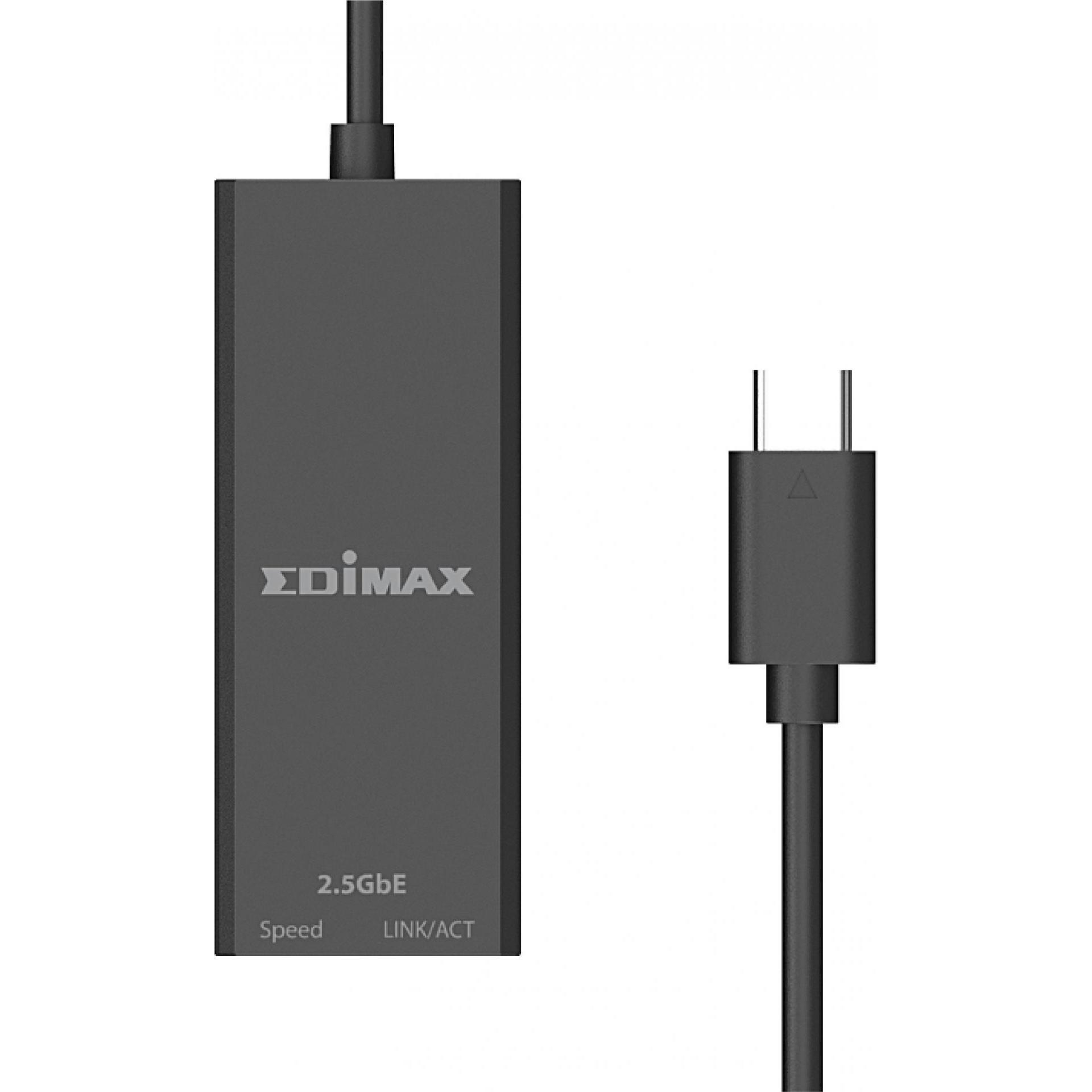 Thumbnail - edimax EU-4307 V2 (USB 3.1, RJ45 (1x)), Netzwerkadapter, Schwarz