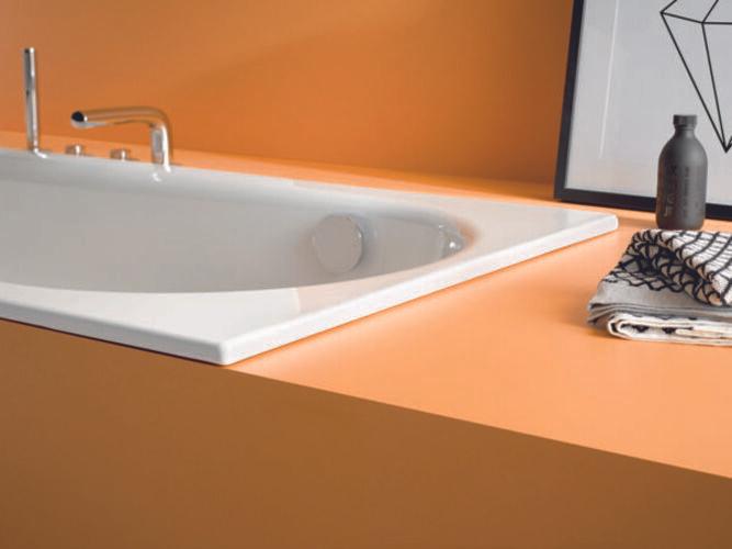 Actual product image Bette Comodo Undercounter wash basin, without tap hole, A217, 574 x 380 mm (380 mm, 574 mm)