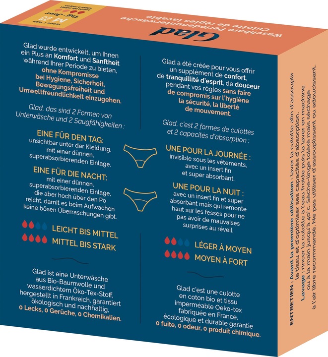 Actual product image Glad Period Underwear Day Strong (XS)