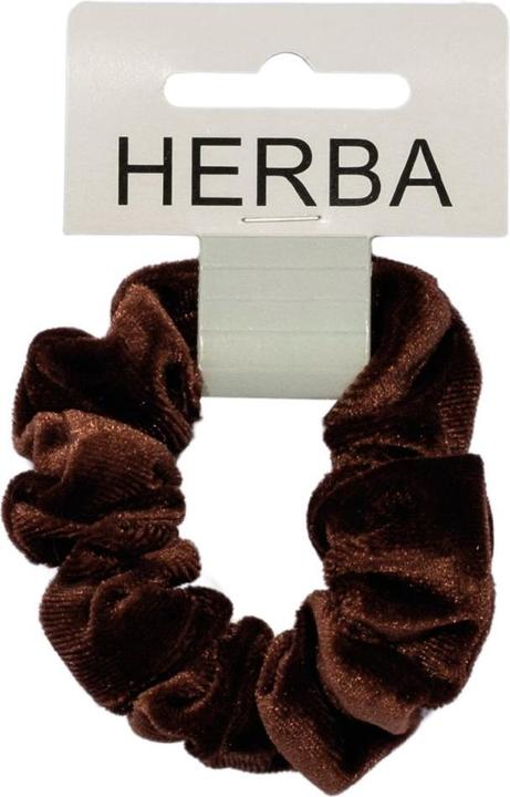 Immagine prodotto Herba Scunci velluto marrone (Elastico per capelli)