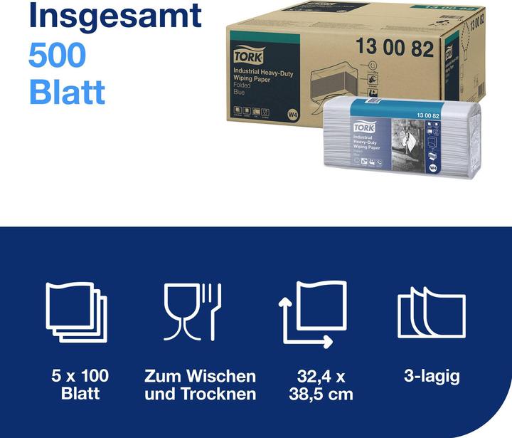 Image du produit Tork Lingettes en papier ultra-résistantes W4 (5 x)