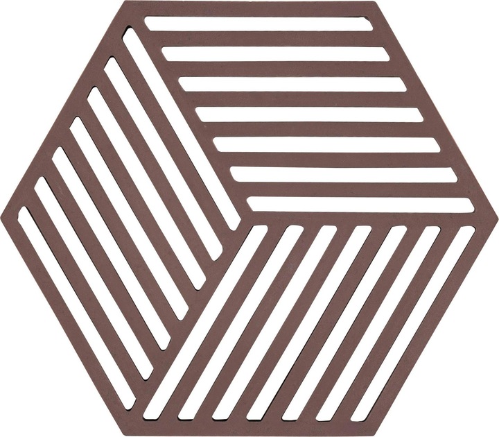 Image du produit Zone Denmark Dessous de plat Hexagone Chocolat (Dessous de poêle)