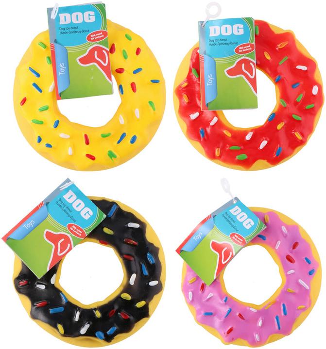 Produktbild Pet Toys Dog toy donut & sound 15cm (Snackbeutel Hund)