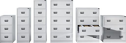 Actual product image eurokraft basic filing cabinet (84.5 x 62 x 99.5 cm)