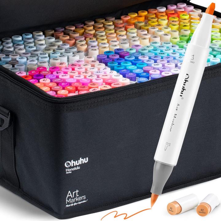 Actual product image Ohuhu Honolulu art marker
