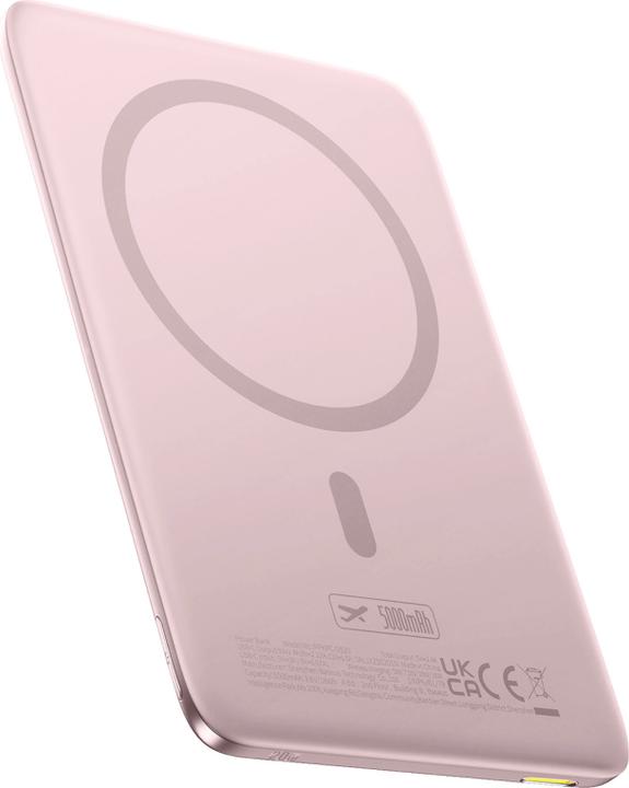 Image du produit Baseus PicoGo AM41 20W Powerbank magnétique 5000mAh Nebula Pink (5000 mAh, 20 W)