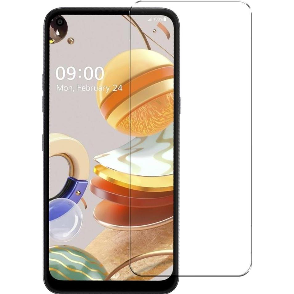 Screenguard LG K61 Panzerglas Schutzfolie Case Friendly Design (1 Stück, LG K61), Smartphone Schutzfolie, Transparent