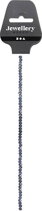 Actual product image Creativ Company Grey faceted beads, 45 pieces.