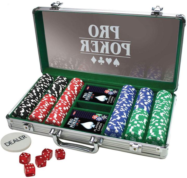 Tactic Pro poker case, 300 chips (Dutch)