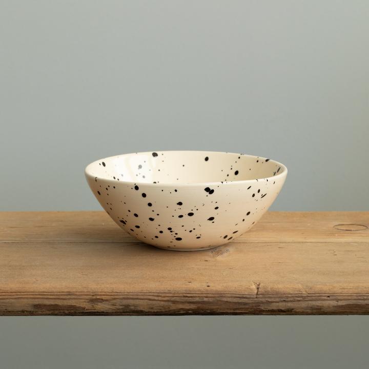 Produktbild Atelier Agave Müesli Bowl Black Dots (16.50 cm, 0.60 l, 1 x)