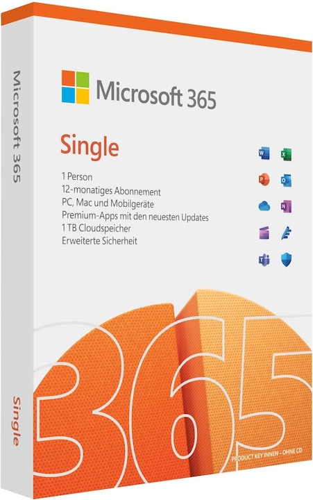 Microsoft 365 Personal (Duits) (1 Gebruiker, 12 maanden)