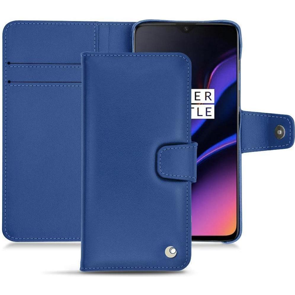 Thumbnail - Noreve Lederschutzhülle Wallet (OnePlus 6T), Smartphone Hülle, Blau