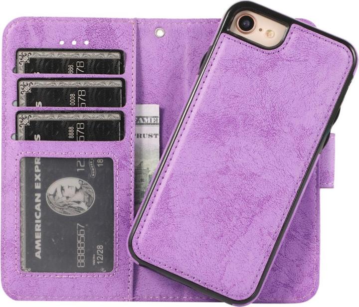 Actual product image Cover-Discount iPhone SE / 8 / 7 - case with back cover combo purple (Apple iPhone SE (2nd Gen), Apple iPhone 7, Apple iPhone 8)