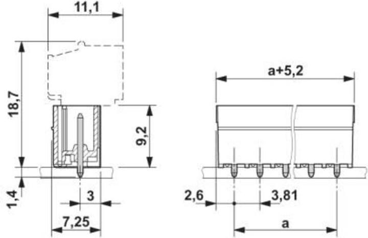 Actual product image Phoenix Contact PHOE base strip