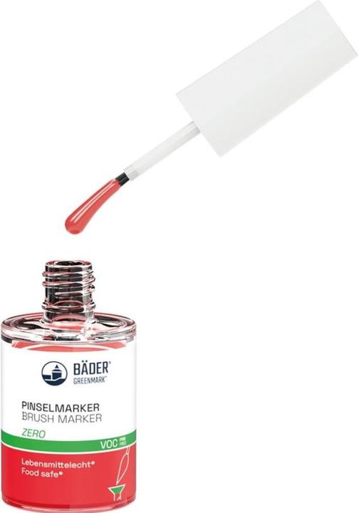 Produktbild Bäder Pinsel Marker Zero Reihe Neon Rot (Magenta) (Neon rot (sobald getrocknet), 0.02 mm)