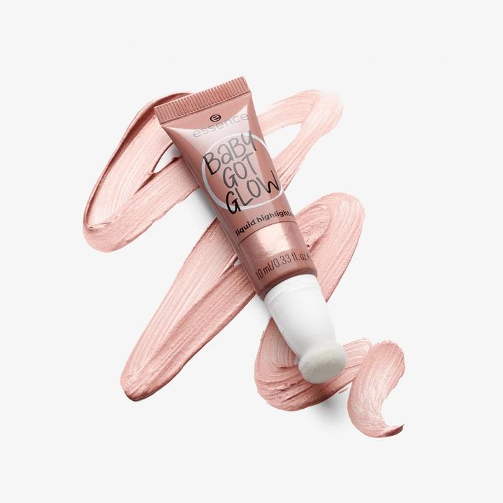 Actual product image essence BABY GOT GLOW liquid highlighter (20 Rose and Shine, Highlighter)