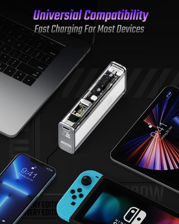 Actual product image Sharge 130 (20000 mAh, 100 W, 74 Wh)