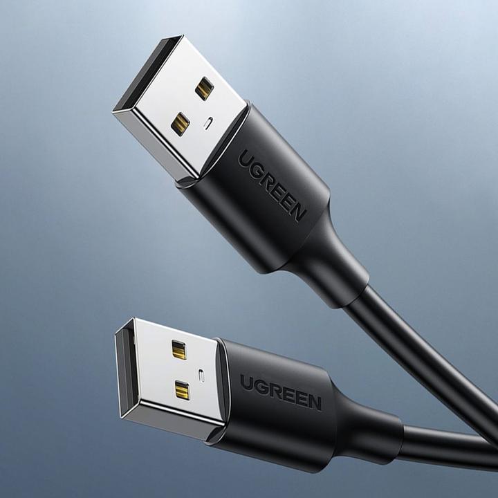 Image du produit Ugreen US102 Câble USB 2.0 M-M 3m (noir) (3 m, USB 2.0)