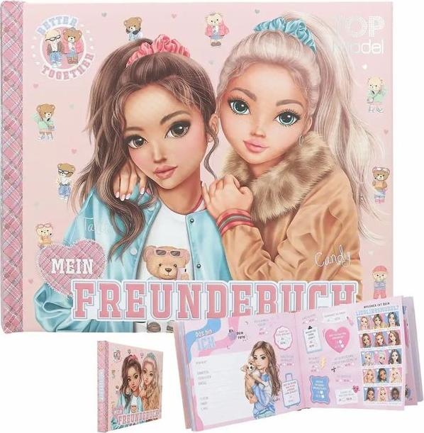 Produktbild Magni Depesche TOPModel Freundebuch Motiv 1 TEAM TEDDY 17,5x21x1,5cm