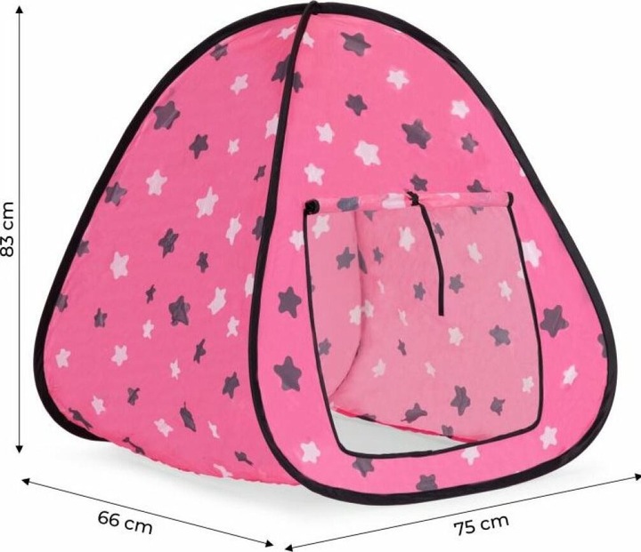 Actual product image EcoToys Kinderspielzelt Stars rosa