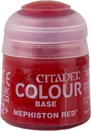 Produktbild Games Workshop Base - mephiston red (Kunststoff)