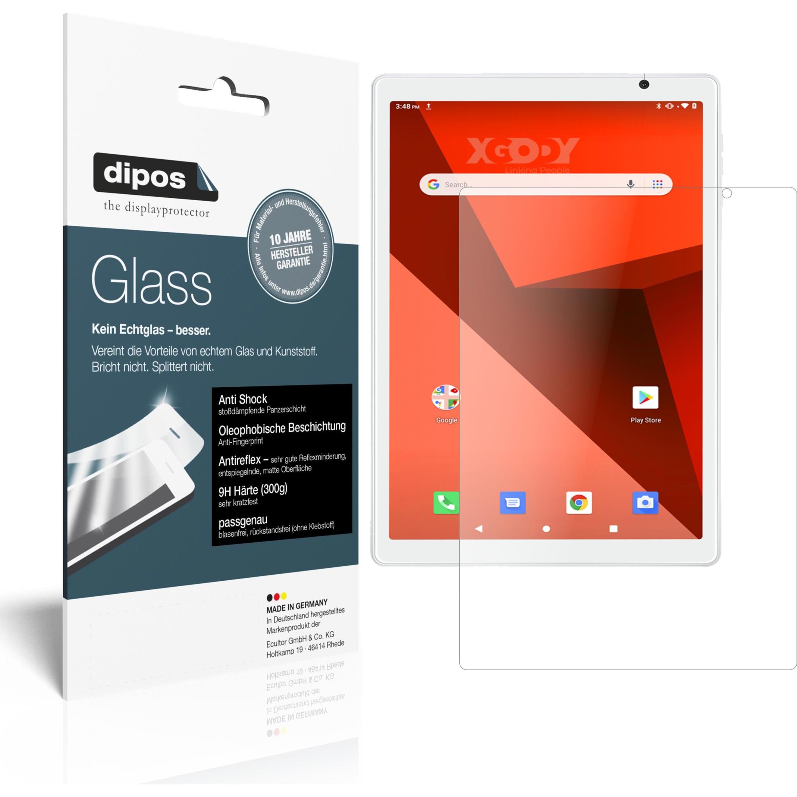 Thumbnail - Dipos Displayschutz Anti-Shock (2 Stück, Xgody Y101), Tablet Schutzfolie