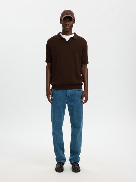 Immagine prodotto Selected Slhmattis Ss Linen Blend Open Polo Noos (M)